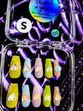 💖🌈 CANDY HEARTS #122– Small Pastel Heart Press-On Nails
